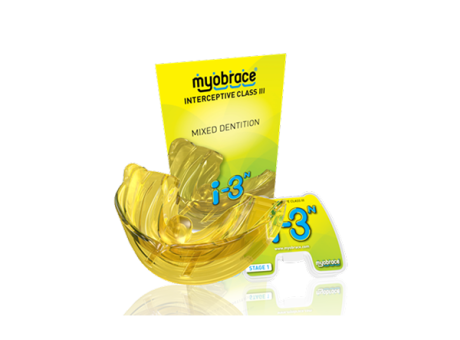 i-3nLy (i-3N) Myobrace без каркаса Этап 1 при аномалиях III кл. LARGE / Жёлтый (MRC)